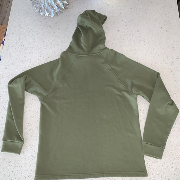 GAP Green Pullover Hoodie Sweatshirt Size M - Picture 4 of 6